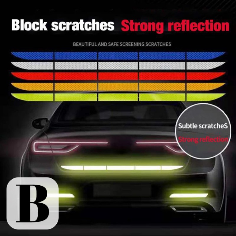 2pcs/pack Car Reflective Side Marker Stickers Wheel Eyebrow Reflective ...