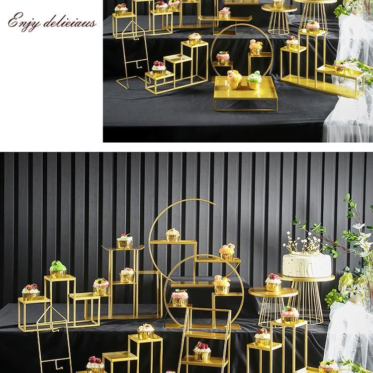 Display Stand Wedding Decoration Set Simple Cake Dim Sum Rack Buffet ...