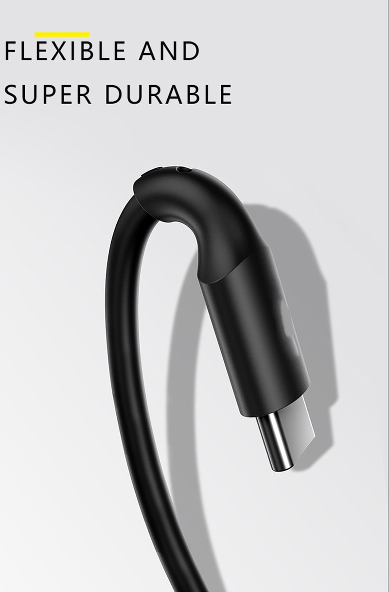 66W 5A USB Type C Data Cable 3A Micro USB Spring Pull Telescopic Fast ...