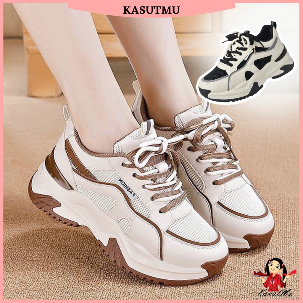 KASUTMU Daddy Thicksole Kasut Sukan Wanita Sneaker Women's Casual ...
