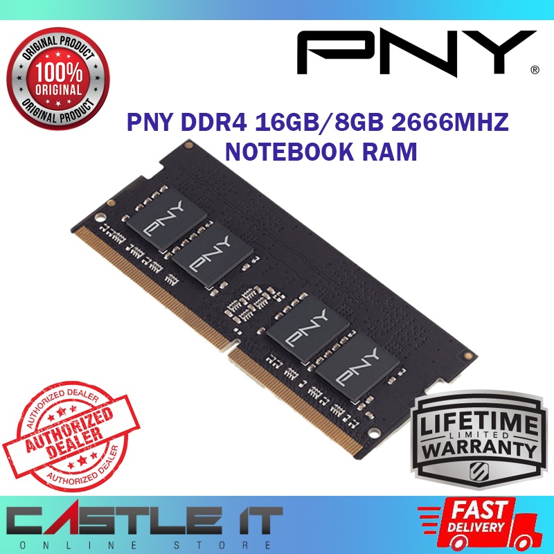 PNY Performance 8Go DDR4 2666MHz SODIMM