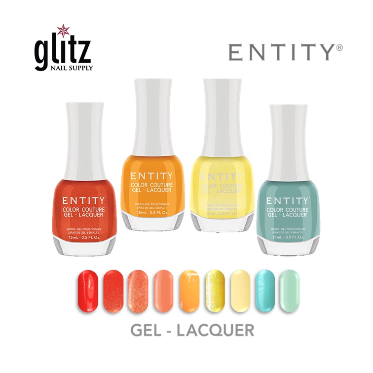 ENTITY Nail Lacquer Orange Yellow Green Colors (15ml) | Shopee Malaysia