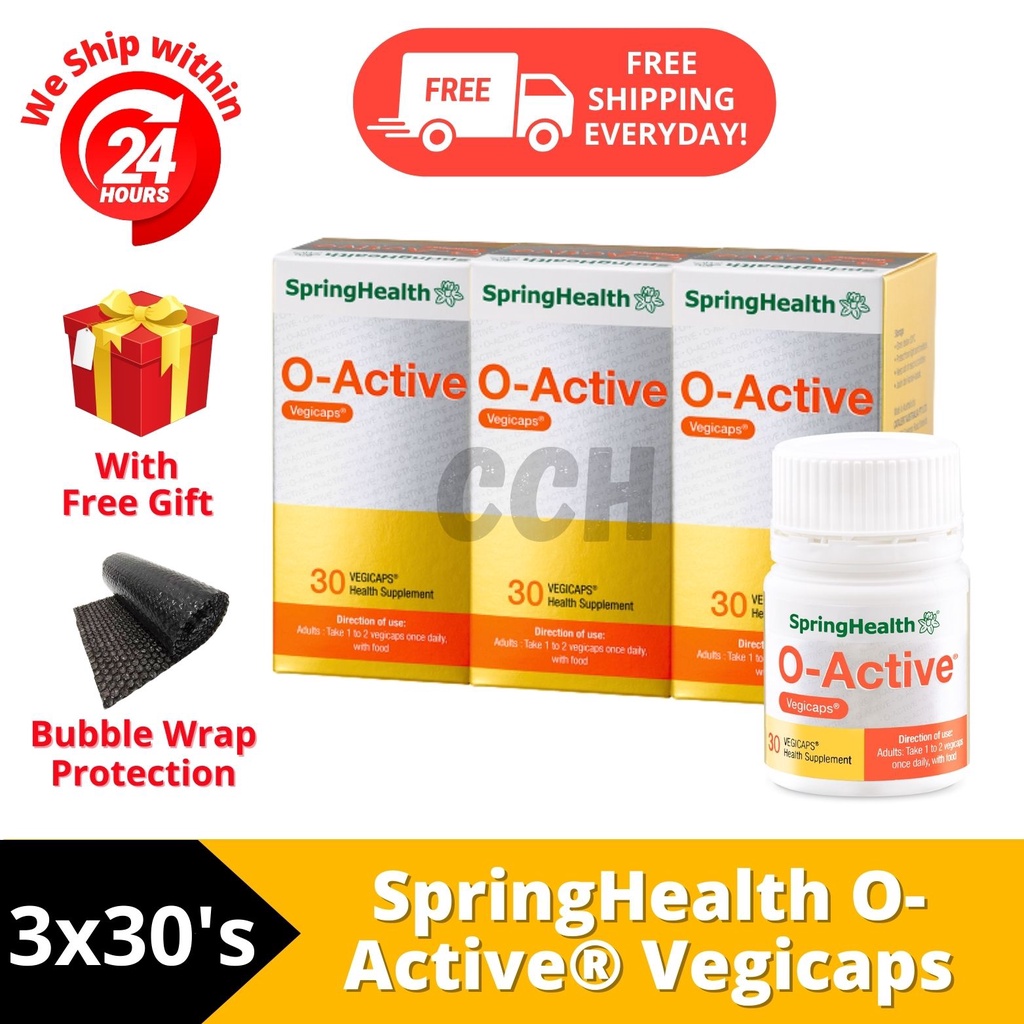 SpringHealth O-Active Vegicaps -30's/3x30's | Shopee Malaysia