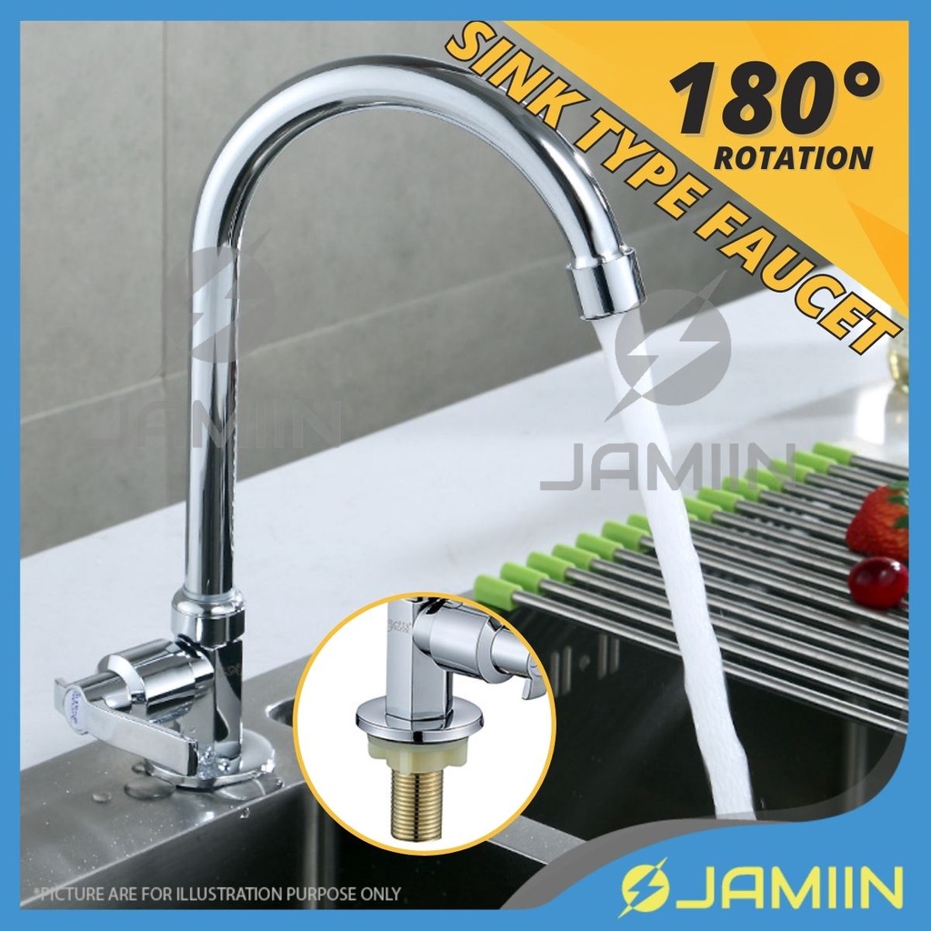 JWW 503 Sink Type Water Tap Rotatable Sink Water Tap Flexible Head Sink