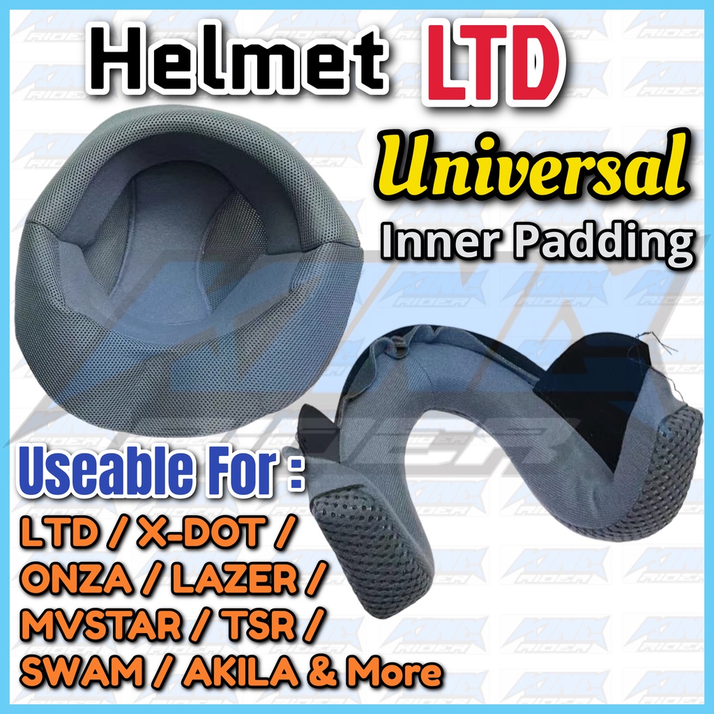LTD Helmet Padding Replacement XDOT G518 G618 LTD / XDOT / ONZA