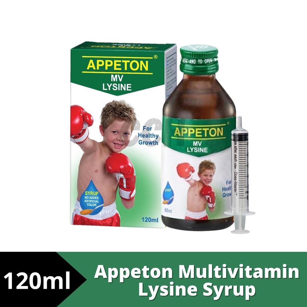 Appeton Multivitamin Lysine Syrup (120ml) | Shopee Malaysia
