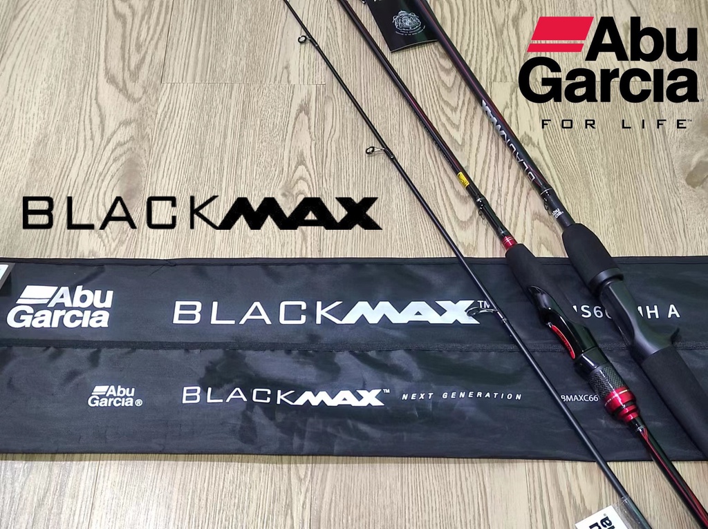 ABU GARCIA BLACK MAX SPINNING / BAITCASTING ( BC ) FISHING ROD