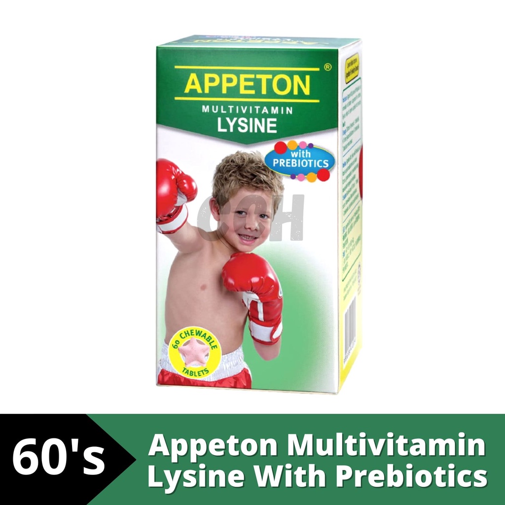 Appeton Multivitamin Lysine With Prebiotics (60's) Shopee Malaysia