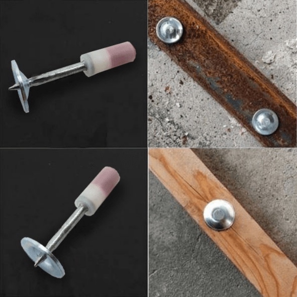 MY Stock】200pcs Steel Nail Gun Rivet Gun Bullet Nail Gun Concrete Fire ...
