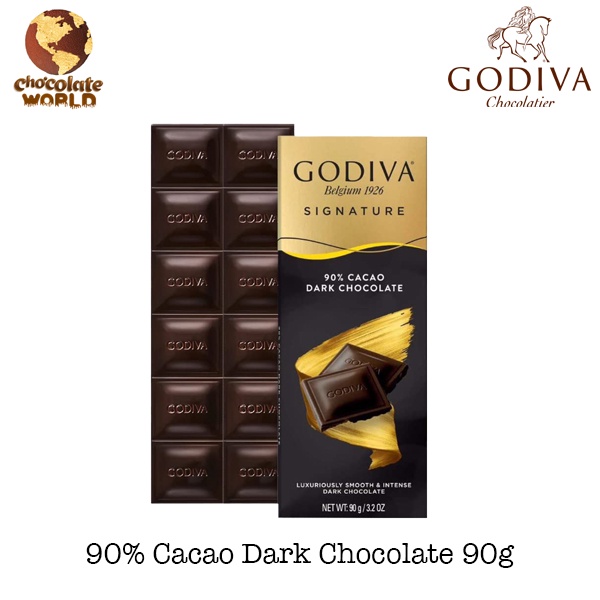 Godiva Signature 90% Cacao Dark Chocolate 90g | Shopee Malaysia