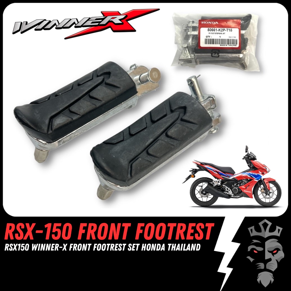 🔥💯 Rsx 150 Front Footrest Set Pemijak Kaki Depan Foot Rest Front Set Originalthailand Honda Rsx 7512