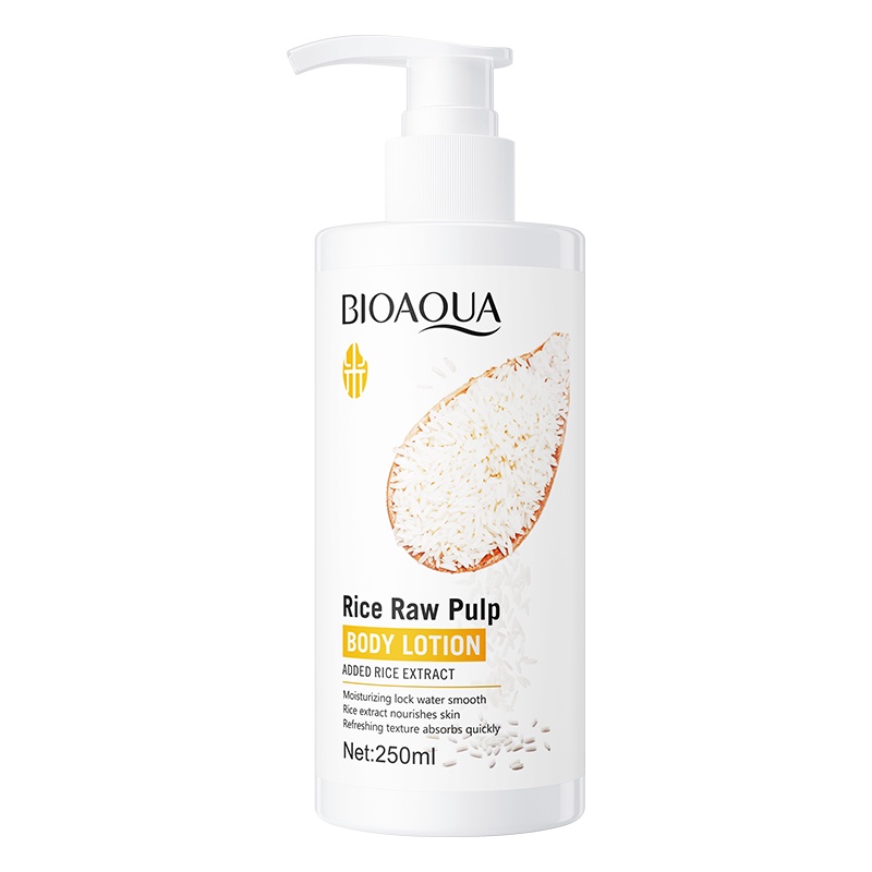 BIOAQUA Rice Raw Pulp Body Lotion Moisturizing Lotion Brightening Body