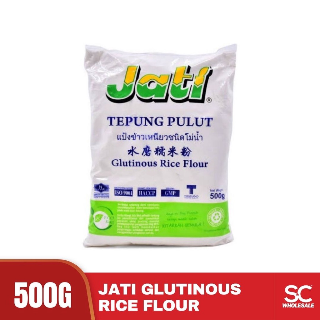 Jati Tepung Pulut Glutinous Rice Flour 500g | Shopee Malaysia