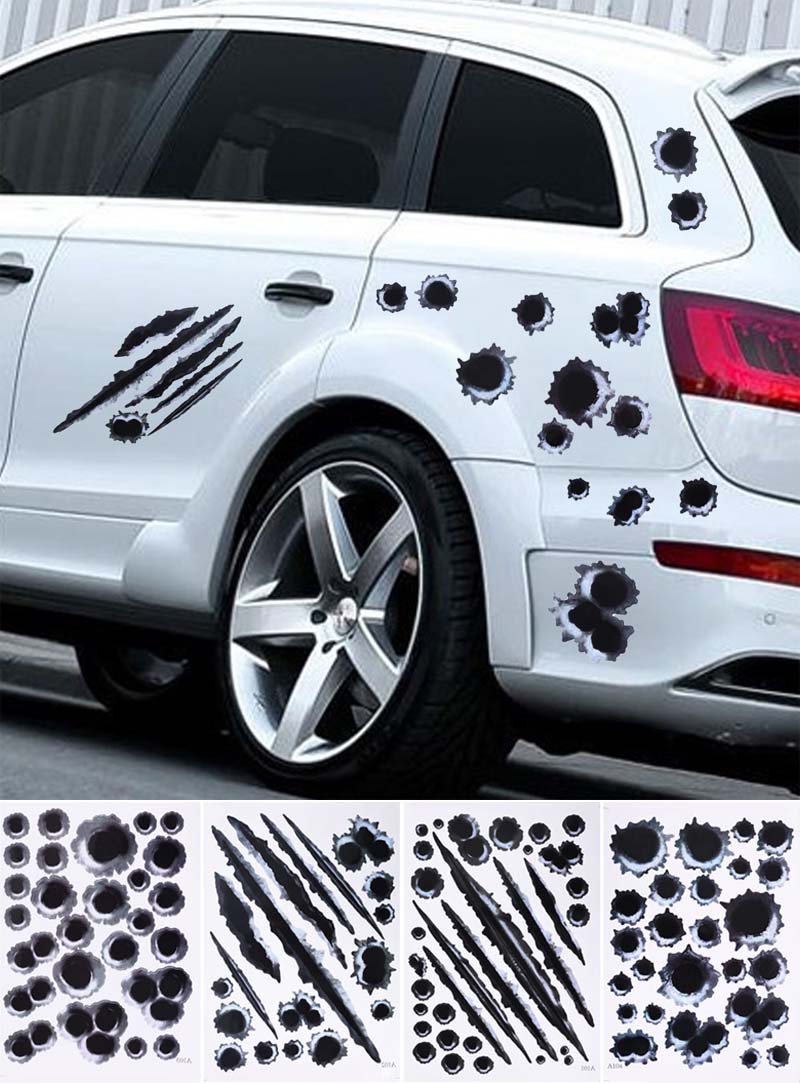 Car Stickers To Cover Dents Scratches