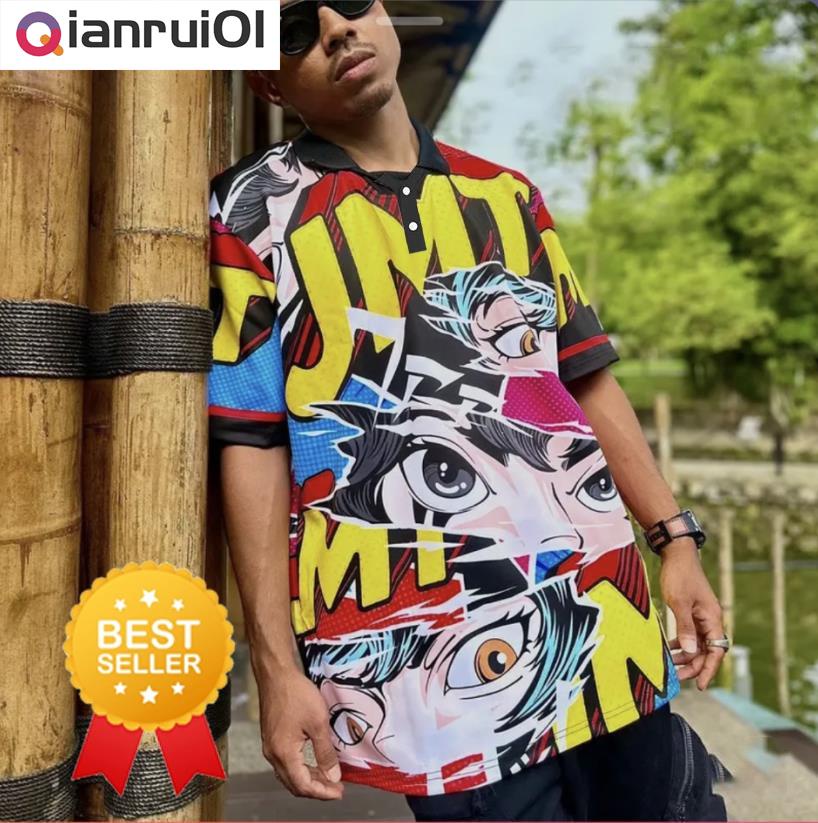(Qianrui01) JMT NAKAMA COMIC JERSEY 2023 Baju Retro Select Lelaki Shirt