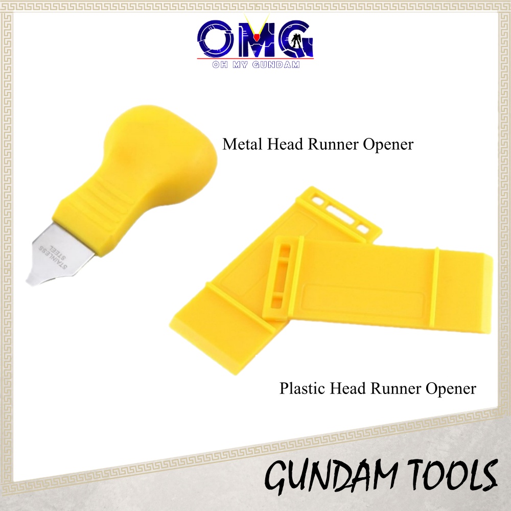 Tool Gundam Parts Stainless Steel Separator Runners Opener Metal Head ...