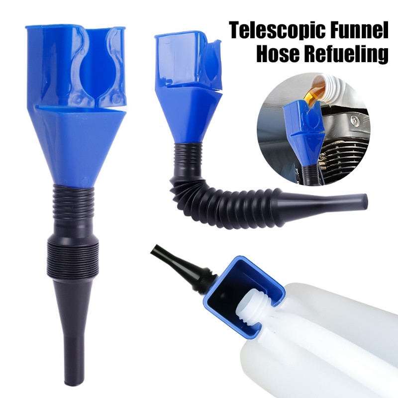Foldable Portable Funnel Car Refueling Funnel Engine Oil Gasoline ...