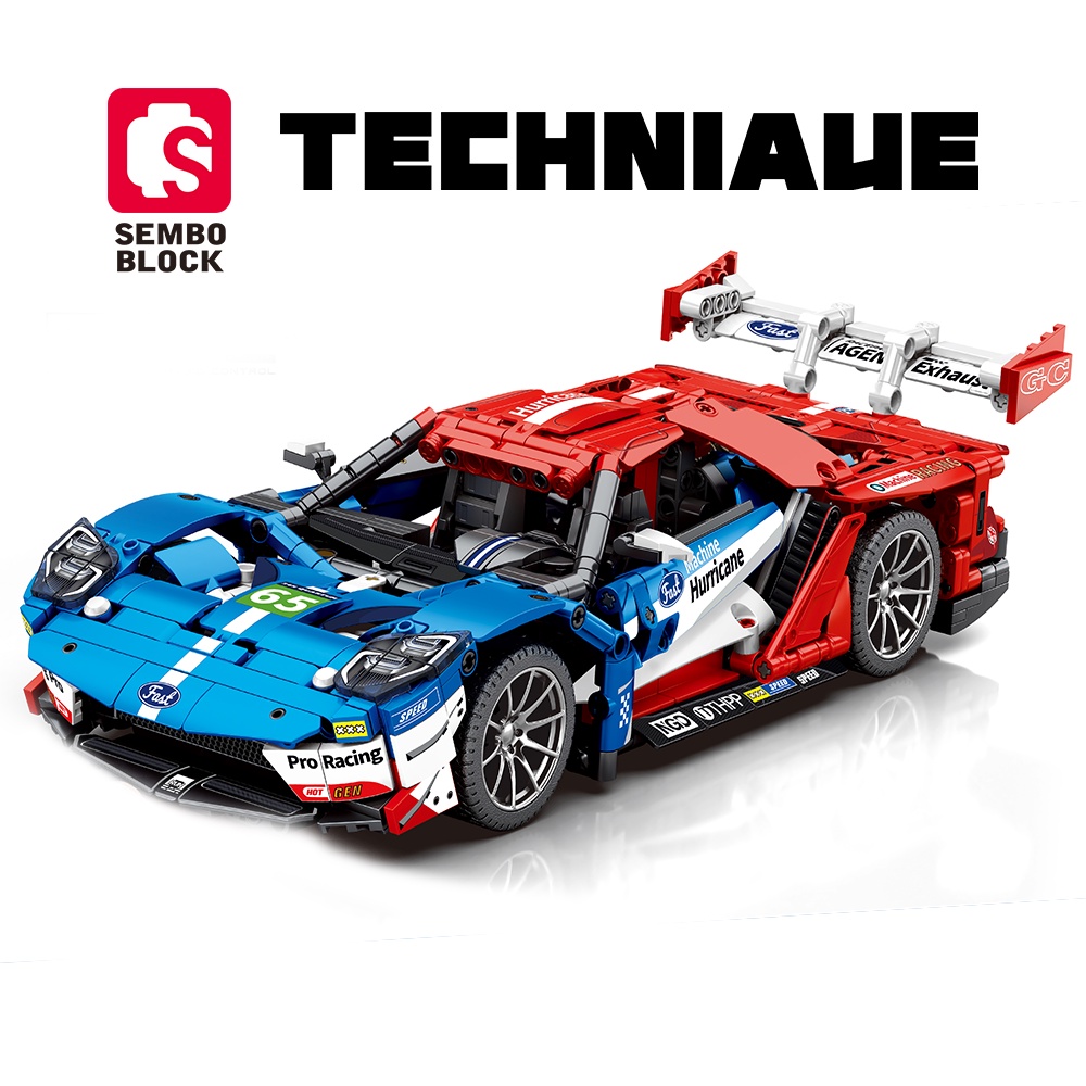 Sembo Block 715001 Technique Series Sports Car Racing Vehicle Building ...