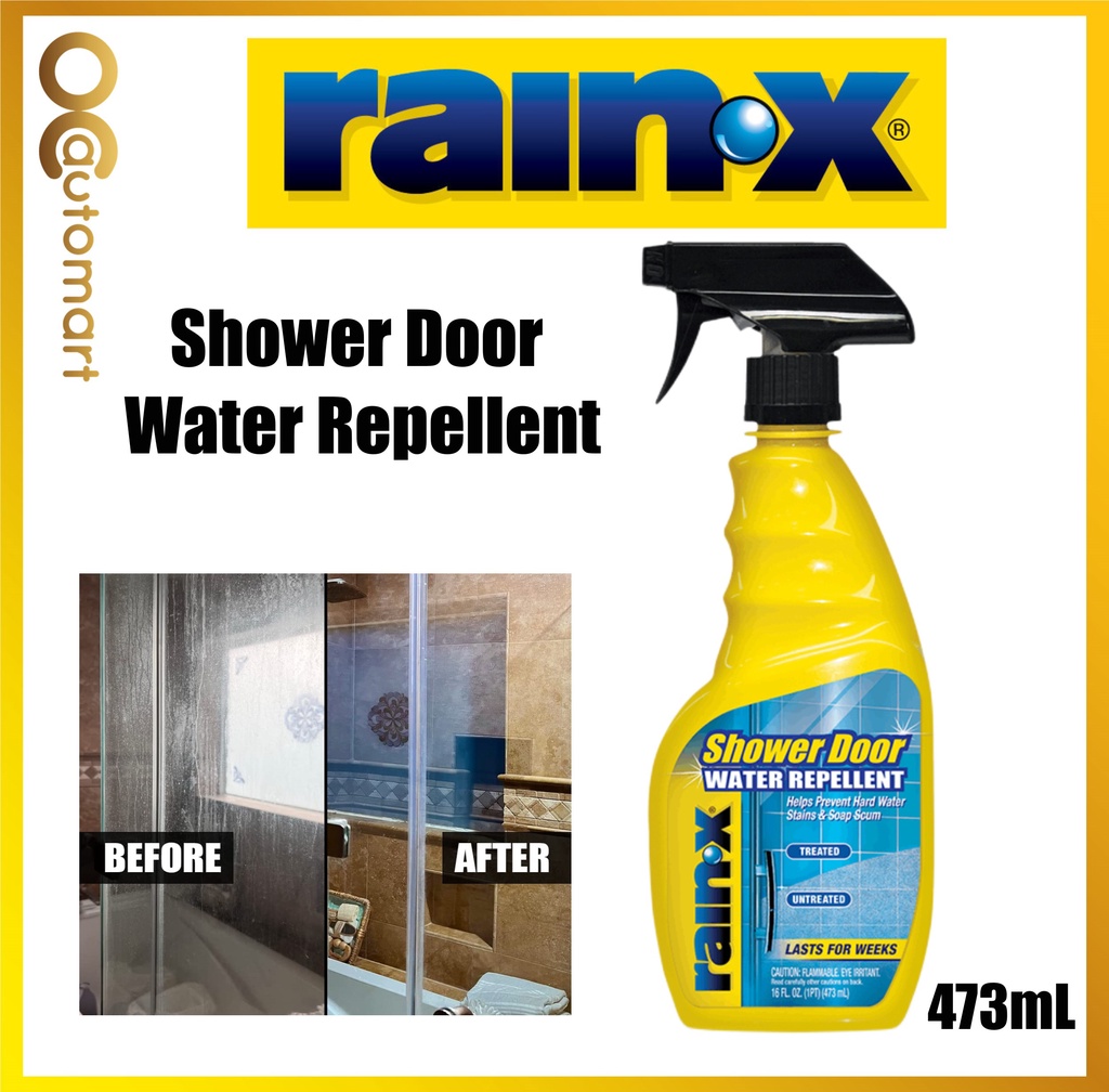 Rain-X Shower Door Water Repellent House Glass Door Water Repellent 473mL Rain  X