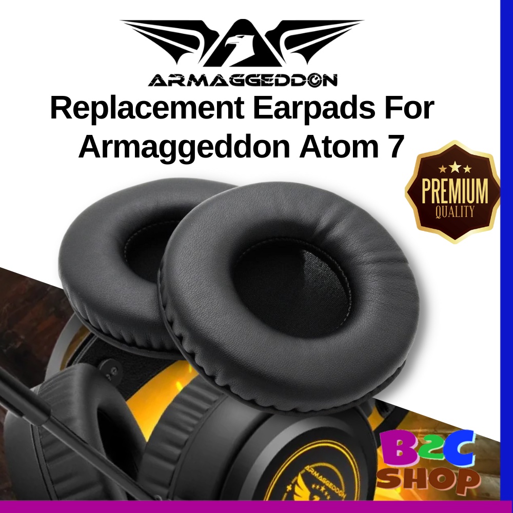 Ready Stock 1Pair Armaggeddon Atom 7 Atom7 Replacement Ear Pads