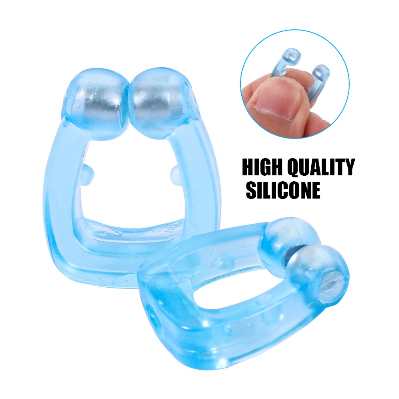 [ Featured ] 1 Pc Blue Silicone Anti-snoring Device Adults Snoring-stop ...