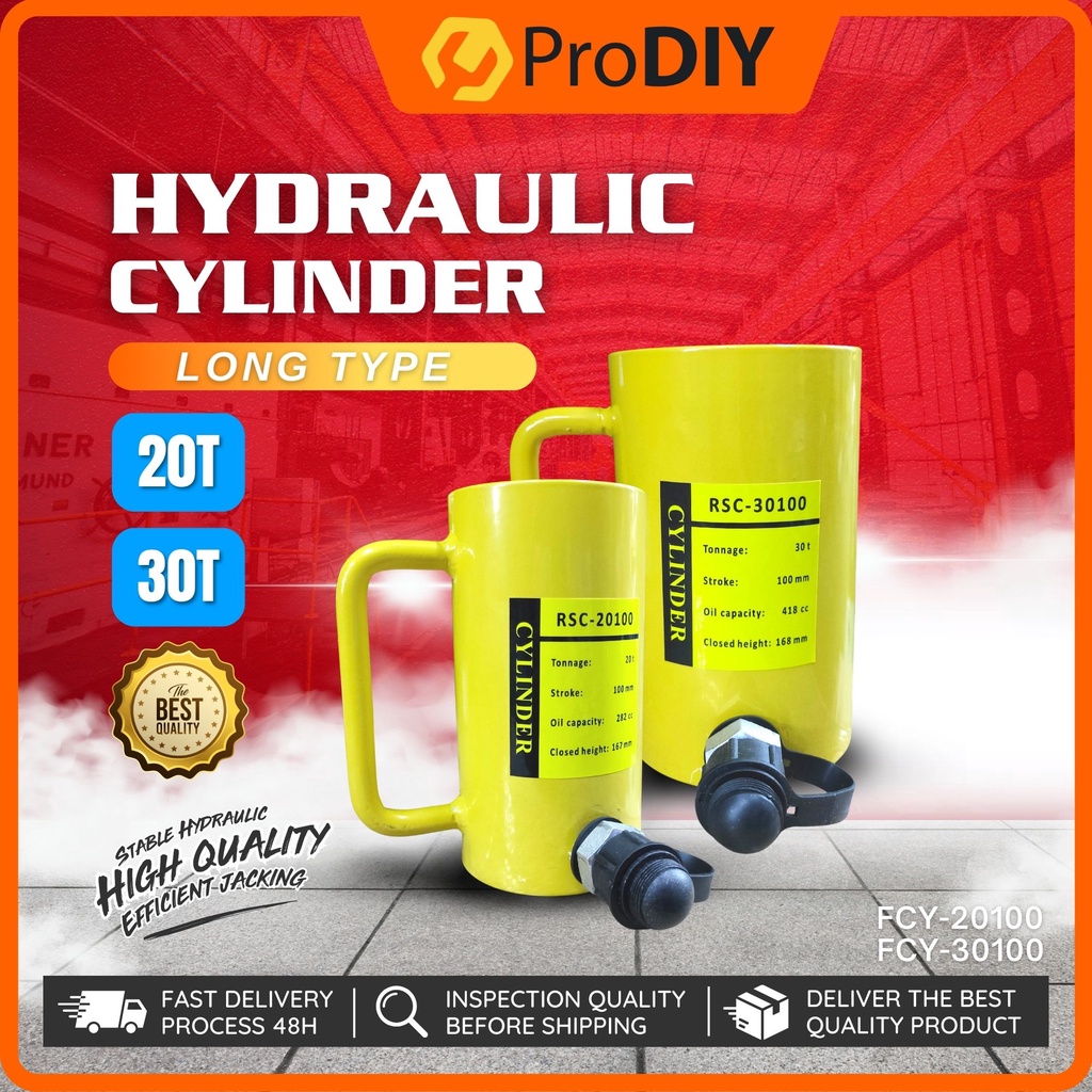 Long Type Hydraulic Cylinder RSC 20T 30T Hydraulic Piston Hydraulic