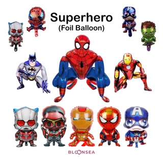 Avengers Folienballons Marvel Iron Man Hulk Spiderman Captain America  Batman