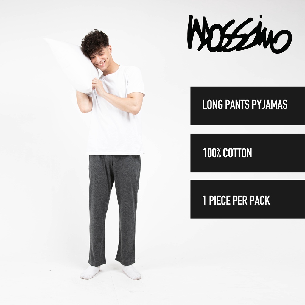 Mossimo (1 Pcs) Piyama Lelaki | Mossimo 100% Cotton Long Pants Pyjamas ...