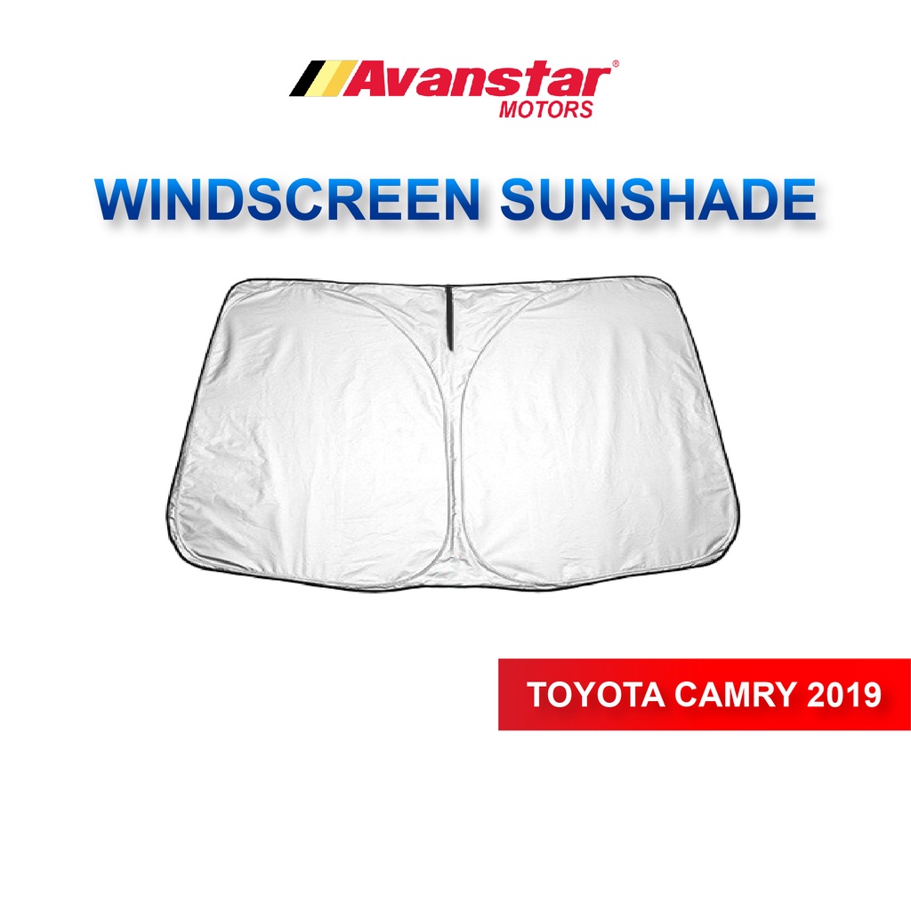 Avanstar Motors Toyota Camry 2019 Foldable Custom Front Windscreen Sunshade Shopee Malaysia