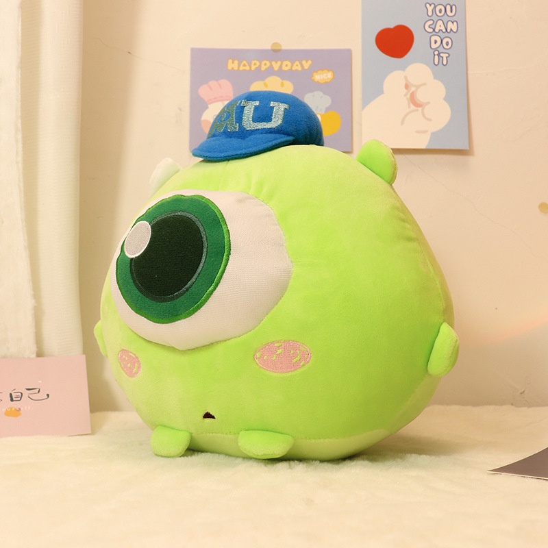 25cm Monsters University Mike Mr Q Plush Toys Fans Collections Michael Wazowski Stuffed Dolls 