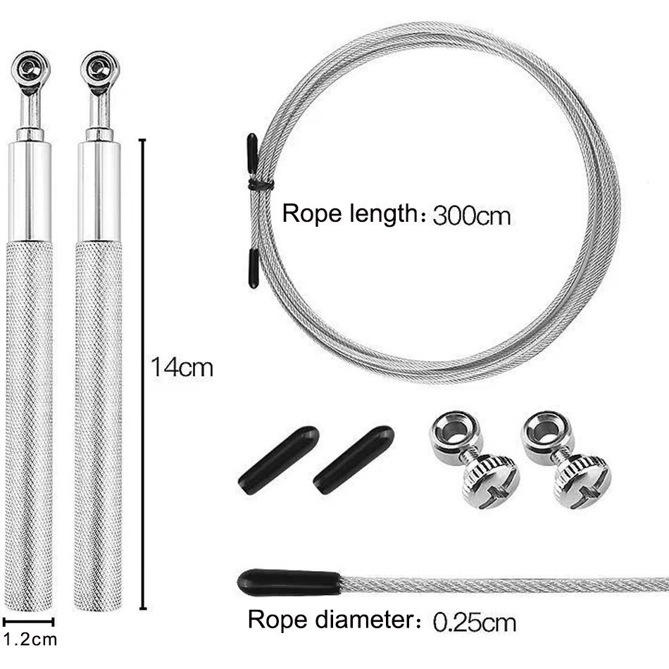 WorthDenfence Crossfit Jump Rope Professional Speed Bearing Skipping ...