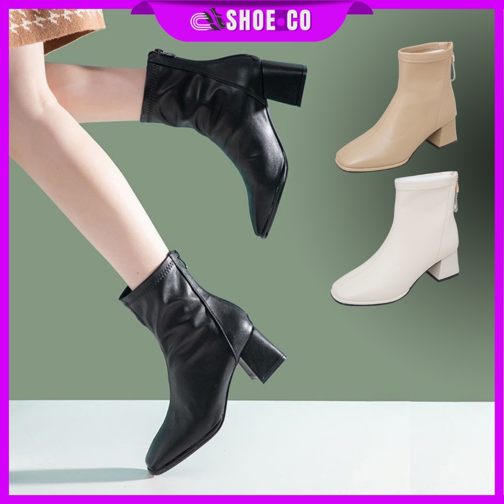 Square toe winter boots online