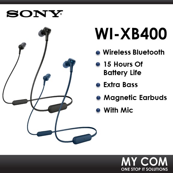 Sony wi xb400 discount battery