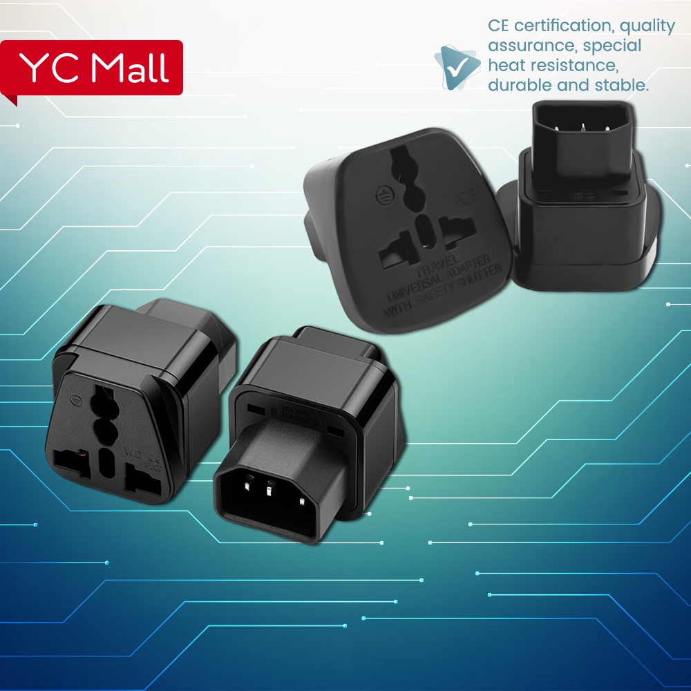 C14 To Universal Socket PDU Power Conversion Plug | Shopee Malaysia