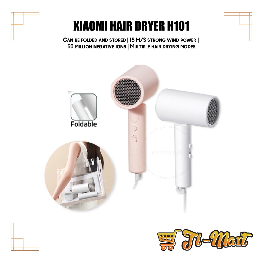 Xiaomi Mijia Hair Dryer H101 2023 1600W Quick Dry Professional Travel ...