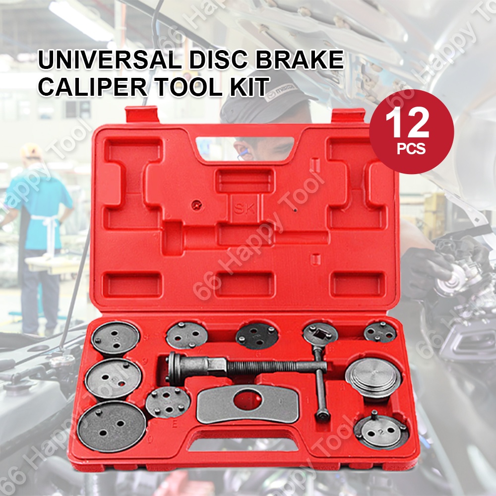 12pcs Universal Disc Brake Caliper Tool Kit Automotive Car Repair Wind