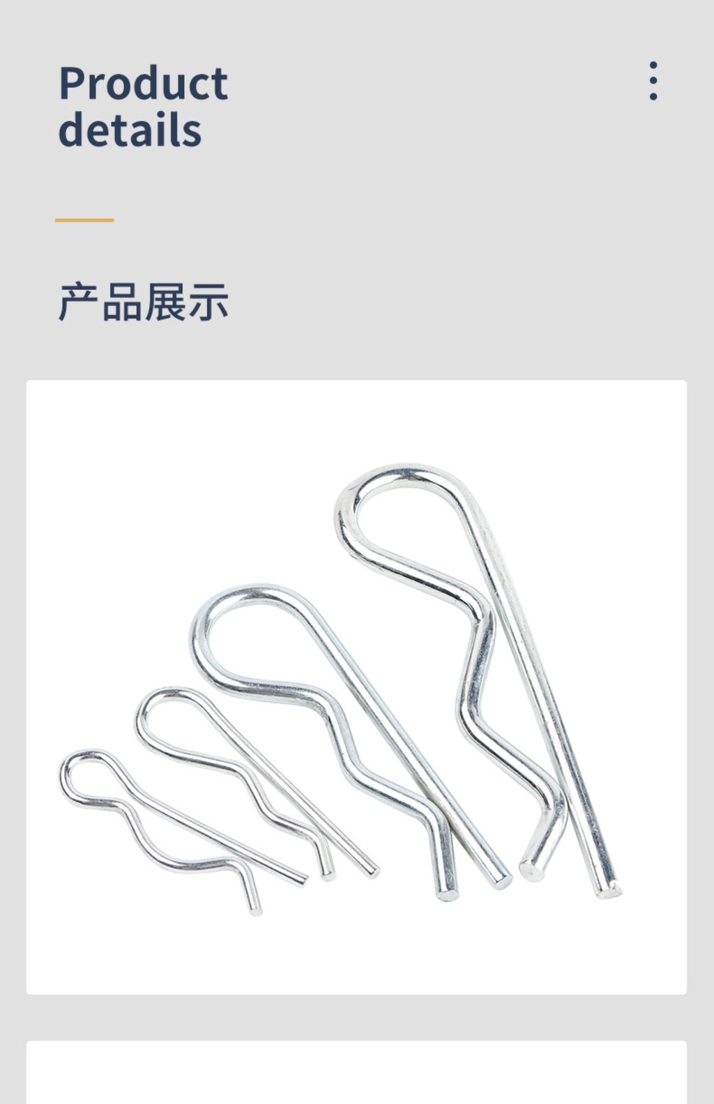 [Quick Shipment-] B-Type Pin R-Shaped Pin Wave Closed Pin Open Pin ...