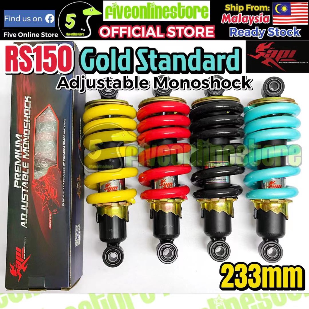 Monoshock API Racing Honda RS150 RS 150 Monoshock 233MM Mono Rear Shock ...