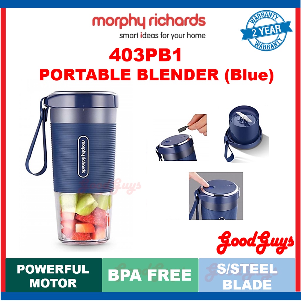 Morphy Richards 403PB1 Portable Blender (Blue) Shopee Malaysia