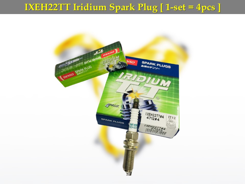 IXEH22TT DENSO Iridium TT Spark Plug Perodua Proton Toyota Honda Nissan ...
