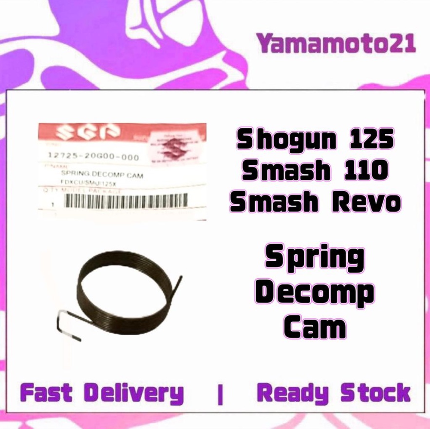 Suzuki Smash 110 Revo Shogun 125 Spring Decomp Decompressure Cam Shaft ...