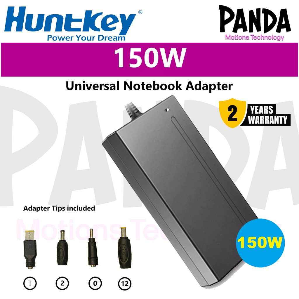Huntkey Universal Notebook Adapter Gaming Laptop (150W) Shopee Malaysia