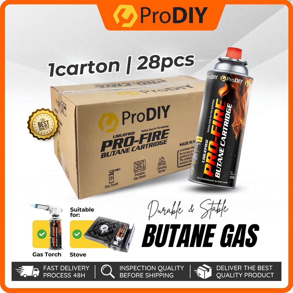 28PCS 1CARTON Butane Burner Gas AntiExplode Fire Steamboat Cooking For