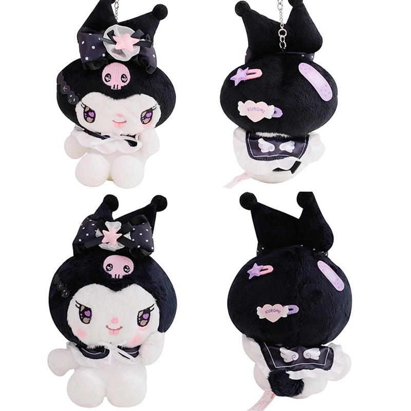 Ugly Kuromi Cute Plush Doll Keychain Cartoon Soft Stuffed Plushies ...