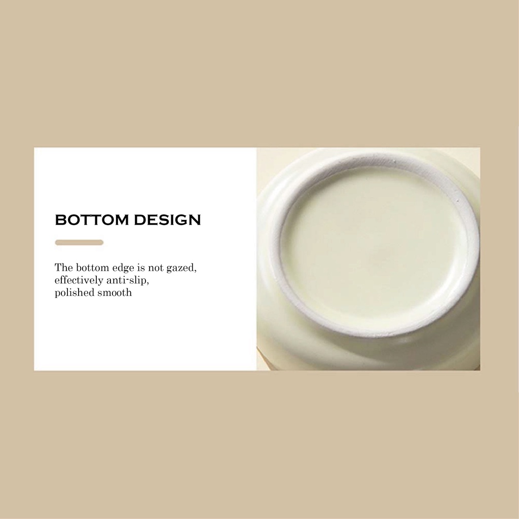 [DC] Round Mini Ceramic Dish Plate Korean Style 100ml Saucer Small Bowl ...