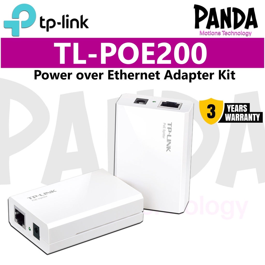 TPLink Power over Adapter Kit (TLPoE200) Shopee Malaysia