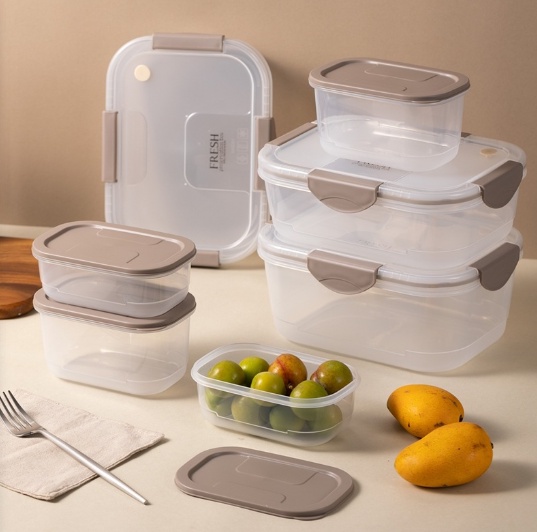 DW Airtight Food Storage Container Stackable Plastic Kitchen Fridge ...