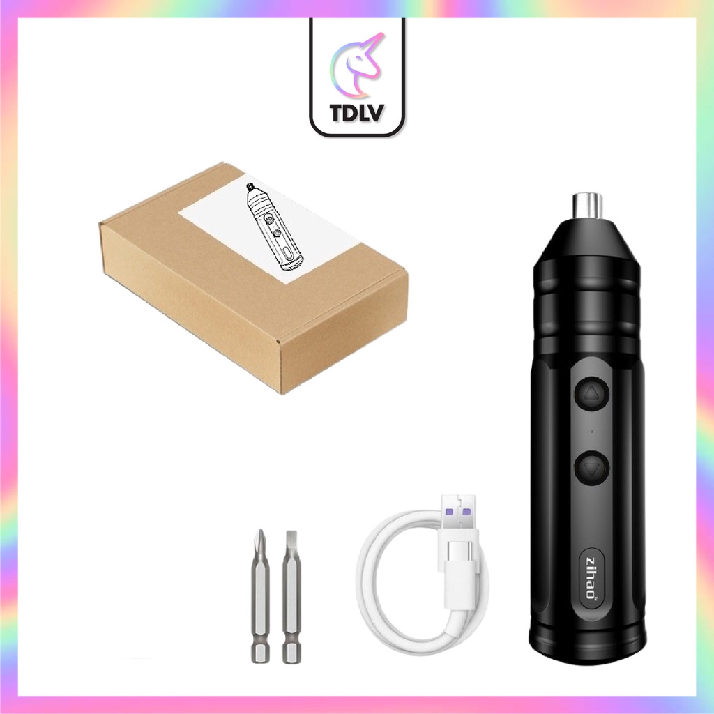 TDLV Cordless Electric Screwdriver Set Rechargeable Smart Automatic ...