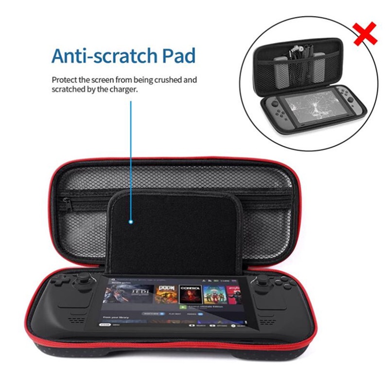 For Rog Ally X/Steam Deck game console storage bag carrying case ...