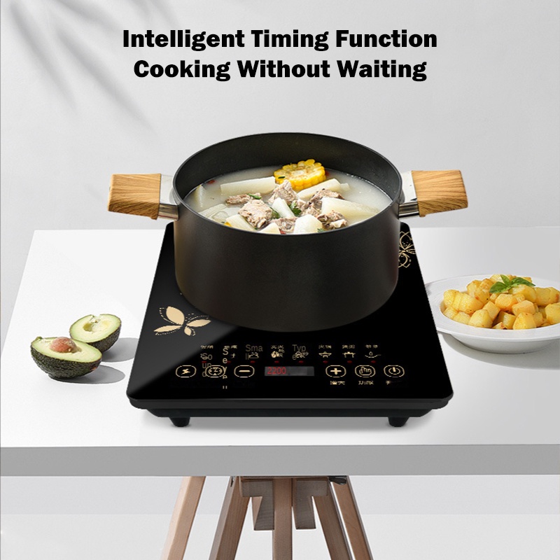 GDeal Multifunction Touch Screen Induction Cooker High Power Fire